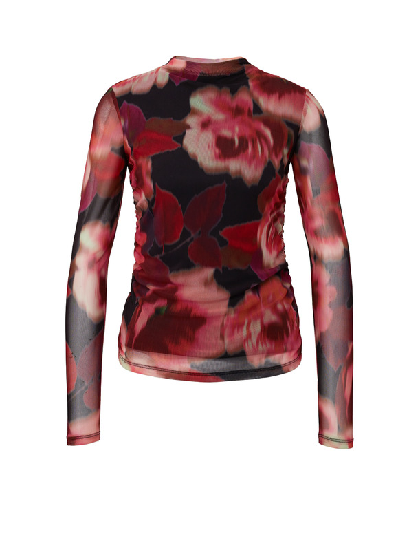 Orsay Червена дамска тениска с дълъг ръкав ORSAY