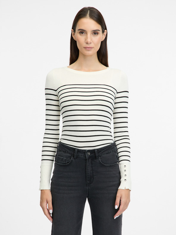 Orsay Кремав дамски пуловер ORSAY