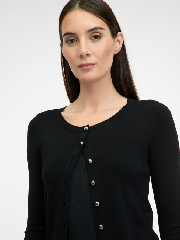 Orsay Черна дамска жилетка ORSAY