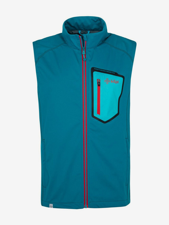 Kilpi Тюркоазена мъжка софтшел жилетка Kilpi Riello-M