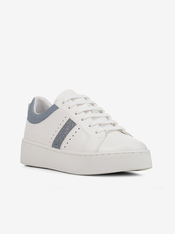 Geox Сини и бели дамски платформени маратонки Geox Skyely