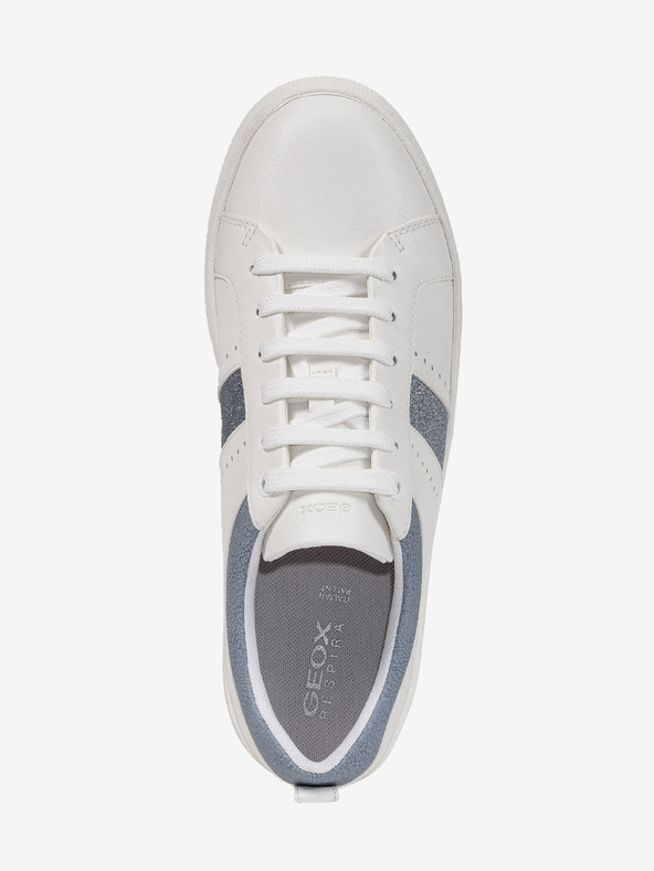 Geox Сини и бели дамски платформени маратонки Geox Skyely