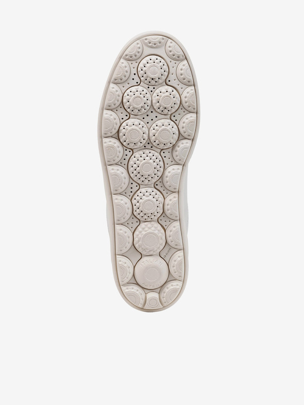 Geox Бели дамски кожени маратонки Geox Spherica Ecub