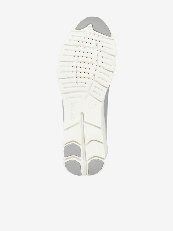 Geox Сиви дамски маратонки с кожени детайли Geox Sukie