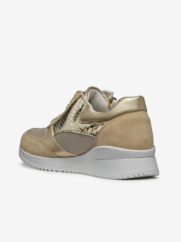 Geox Бежови дамски маратонки Geox Haleney