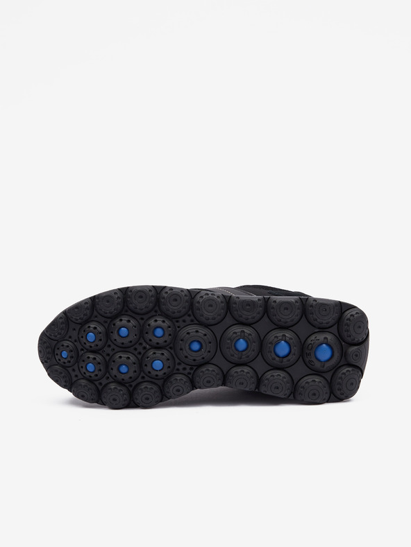 Geox Черни дамски маратонки с кожени детайли Geox Spherica V Series