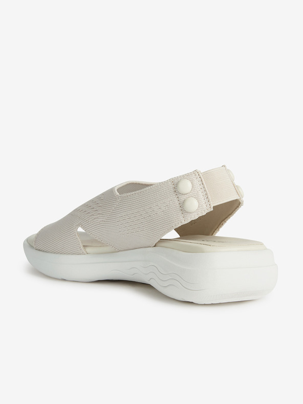 Geox Бели дамски сандали Geox Spherica Ec5