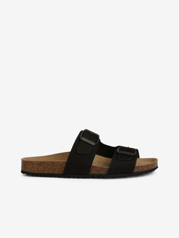 Geox Черни дамски чехли Geox Brionia