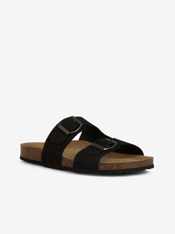 Geox Черни дамски чехли Geox Brionia