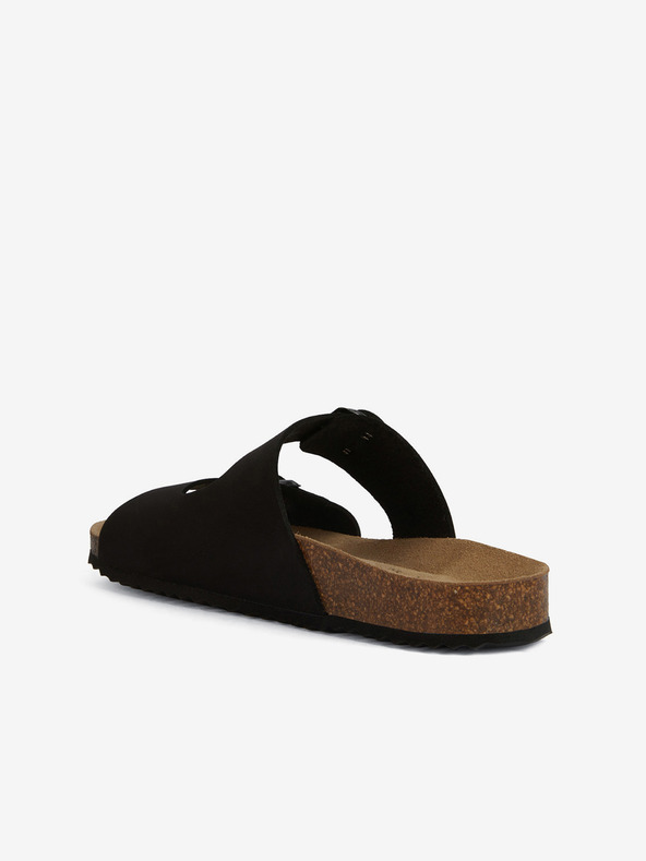 Geox Черни дамски чехли Geox Brionia