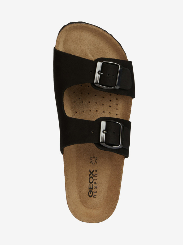 Geox Черни дамски чехли Geox Brionia