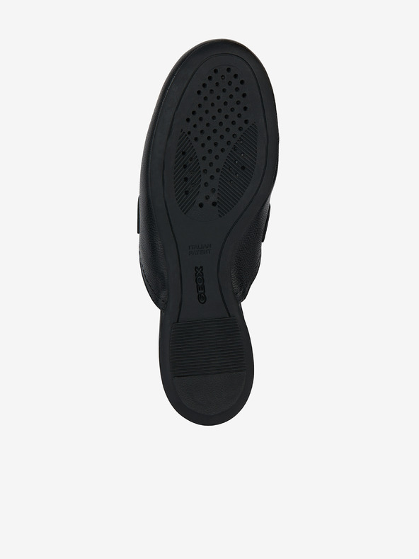 Geox Черни дамски кожени чехли Geox Palmaria