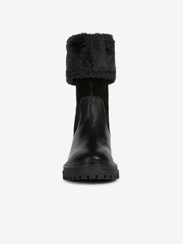 Geox Черни дамски ботуши Geox Iridea