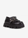 Geox Black Women's Leather Loafers Geox Vilde