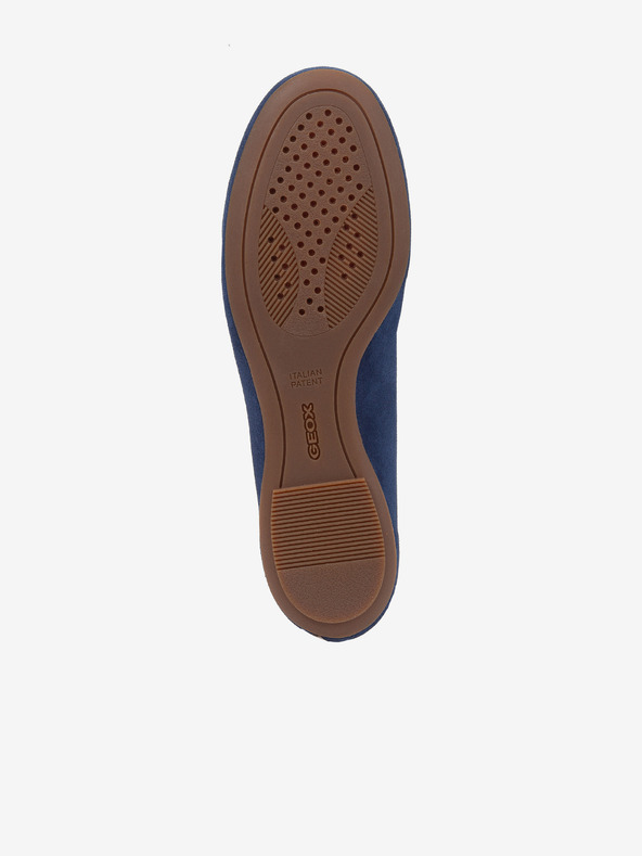 Geox Тъмно сини велурени балерини Geox Palmaria