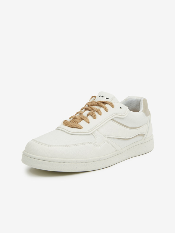 Geox Бели мъжки маратонки Geox Warrens