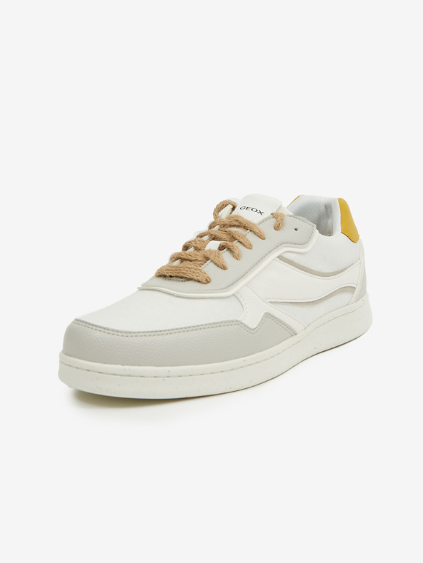 Geox Бяло-сиви мъжки маратонки Geox Warrens