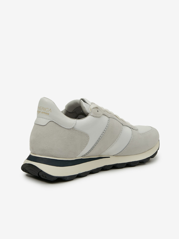 Geox Бели мъжки маратонки Geox Spherica Vseries