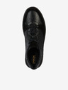 Geox Черни мъжки кожени обувки Geox Deiven