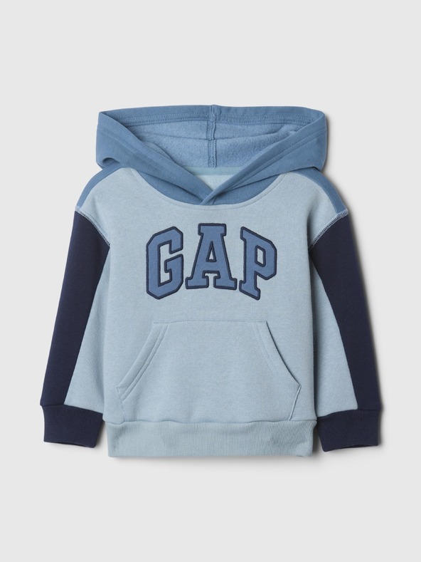 GAP Бебешки суитшърт с логото на GAP