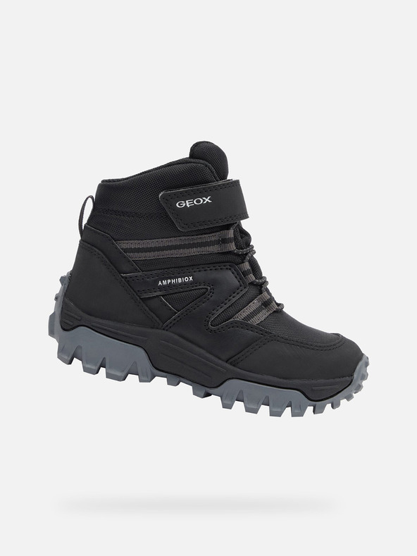 Geox Черни детски зимни боти Geox Himalaya B Abx