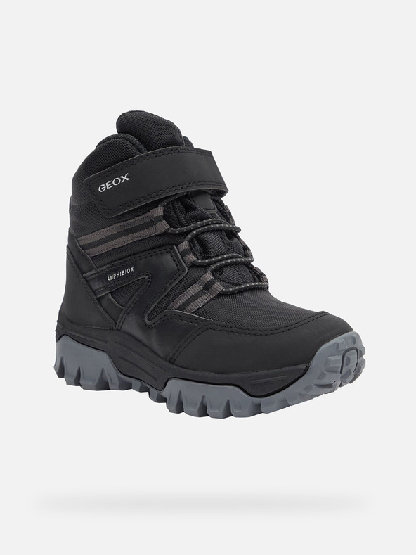 Geox Черни детски зимни боти Geox Himalaya B Abx