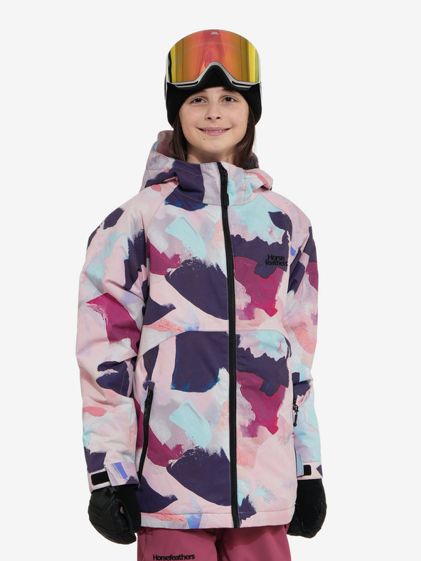 Horsefeathers Детско яке Halia - абстрактна боя Horsefeathers