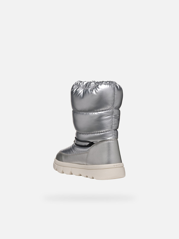 Geox Сребриста зимна обувка за момичета Geox Willabooa