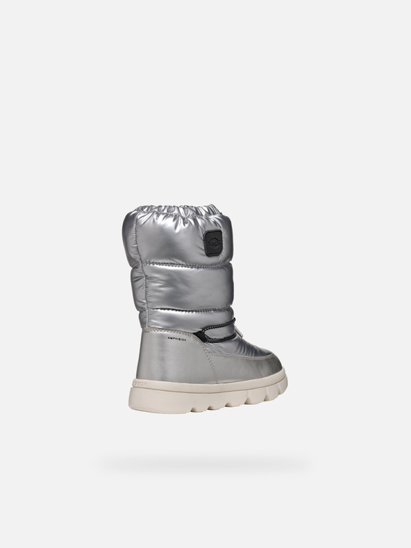 Geox Сребриста зимна обувка за момичета Geox Willabooa