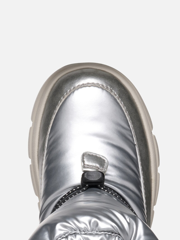 Geox Сребриста зимна обувка за момичета Geox Willabooa