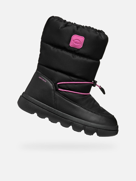 Geox Черна зимна обувка за момичета Geox Willaboo B A