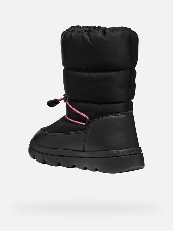 Geox Черна зимна обувка за момичета Geox Willaboo B A