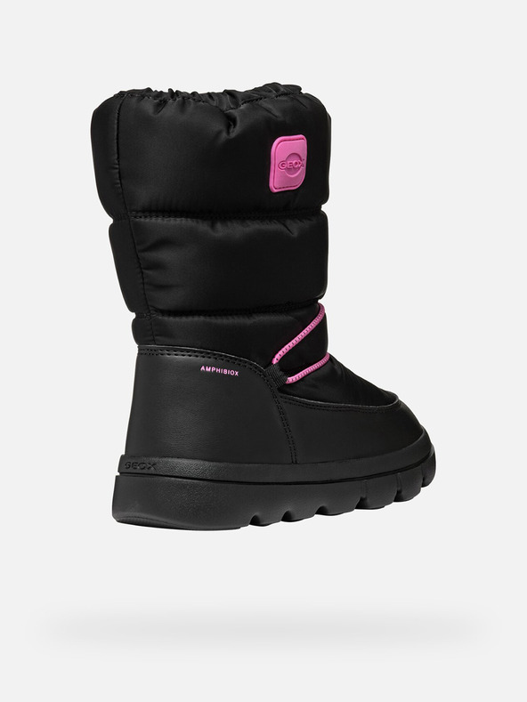Geox Черна зимна обувка за момичета Geox Willaboo B A
