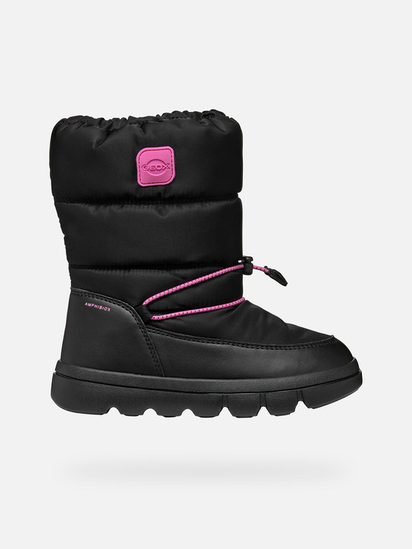 Geox Черна зимна обувка за момичета Geox Willaboo B A