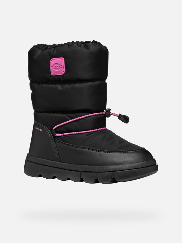 Geox Черна зимна обувка за момичета Geox Willaboo B A