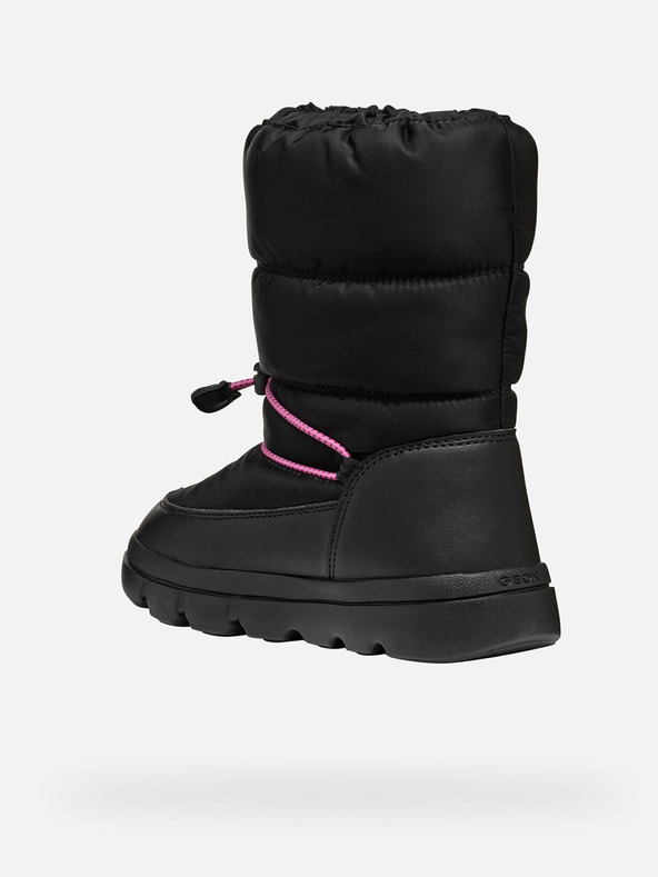 Geox Черна зимна обувка за момичета Geox Willaboo B A