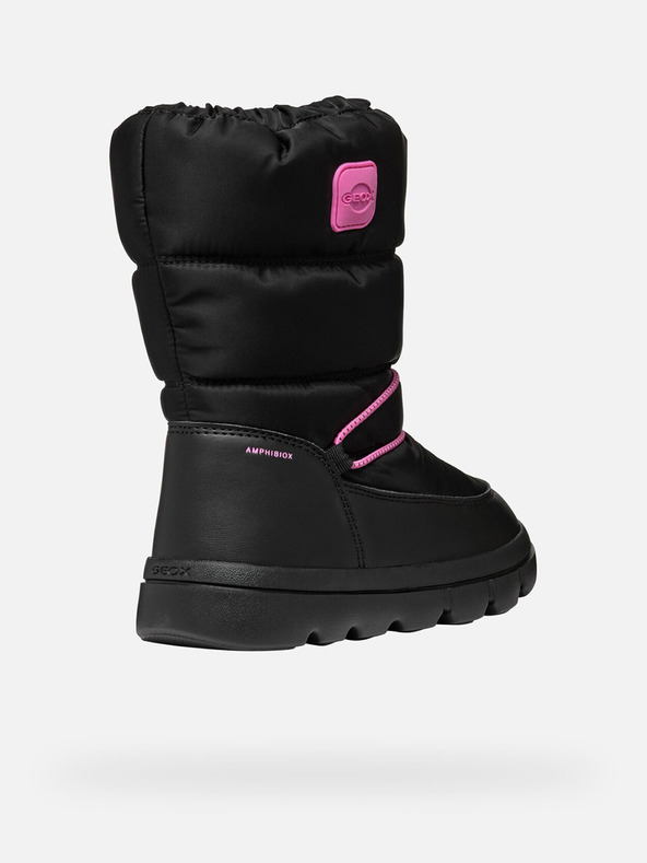 Geox Черна зимна обувка за момичета Geox Willaboo B A