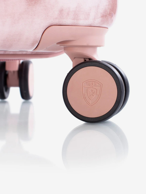 Heys Розов пътнически куфар с шарка Heys Tie-Dye S