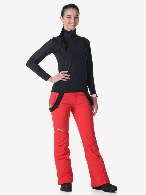 Kilpi Дамска термална тениска в бордо със стояща яка KILPI WILLIE