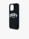 DKNY Течен силиконов капак с логото на арката MagSafe за iPhone 14 Pro Black DKNY