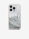 DKNY Заден капак с течен блясък с логото на арката за iPhone 14 Pro Transparent DKNY