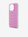DKNY PC/TPU заден капак с повтаряща се шарка за iPhone 15 Pro Pink DKNY