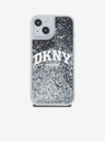 DKNY Заден капак с лого на арка с течен блясък за iPhone 14 Black DKNY