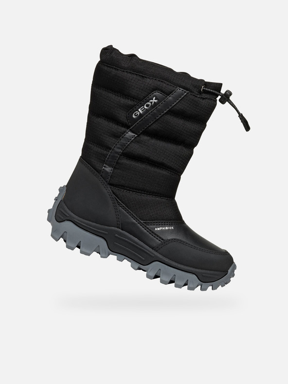 Geox Черни момчешки зимни обувки Geox Himalaya ABX