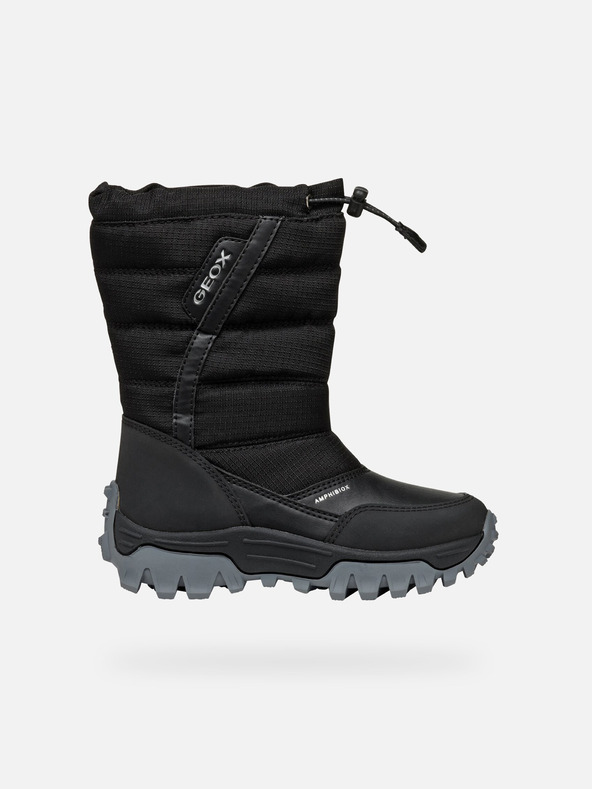 Geox Черни момчешки зимни обувки Geox Himalaya ABX