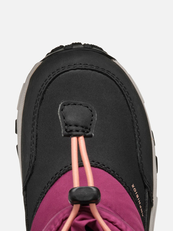 Geox Червени момичешки зимни обувки Geox Himalaya B Ab