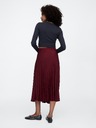 GAP Плисирана атласна миди пола GAP