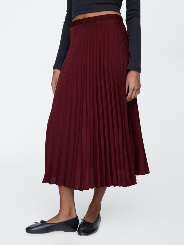 GAP Плисирана атласна миди пола GAP