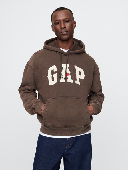 GAP Овърсайз суитшърт с логото на Western GAP