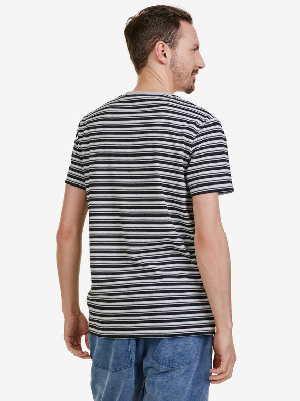 Sam 73 Сива мъжка тениска на райета SAM 73 Martin